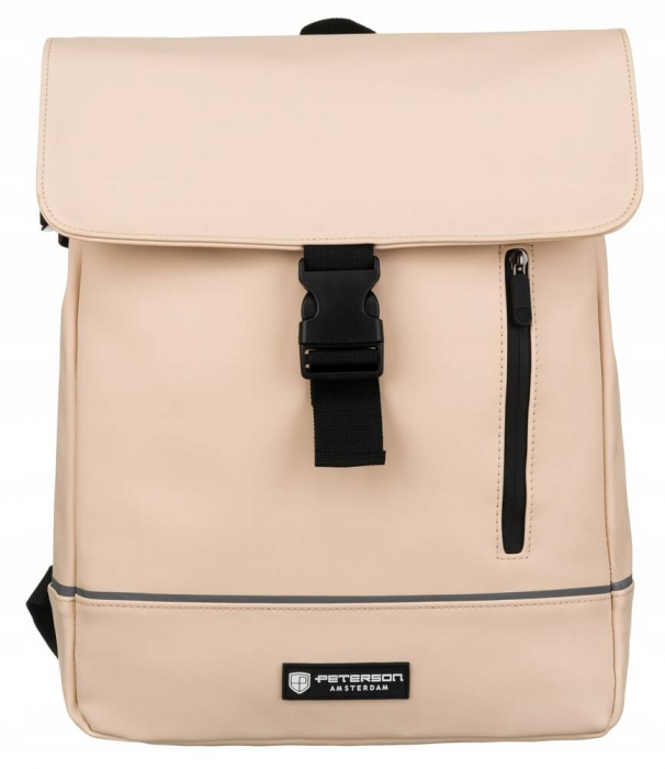 Rucsac solid de oraș din material sintetic cu husă inclusă - Peterson PTR-PTN EB97-6533 BE [2]