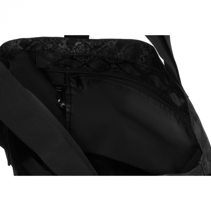 Geantă mare de damă, neagră, din poliester, cu mânere și curea reglabilă - Rovicky PTR-R-TZ15605-2455 BLACK [5]