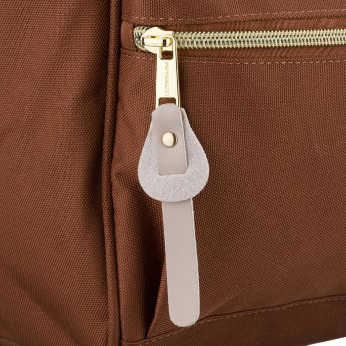Rucsac de damă din poliester bej și maro cu compartiment pentru laptop - Peterson PTR-PTN ALFA BR-BE [15]