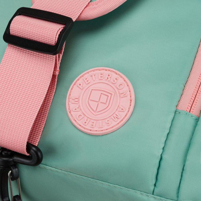 Geantă de weekend roz și mentă cu compartiment termic pentru încălțăminte - Peterson PTR-PTN 24480 MINT-PINK [8]