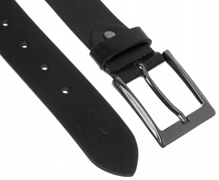 Curea barbati din piele naturala Rovicky R-FR-001 BL [6]