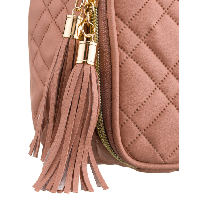 Geantă cosmetică roz cu un singur compartiment, din material sintetic și mâner practic - Peterson PTR-PTN KOS-DA-10-3200 P [6]