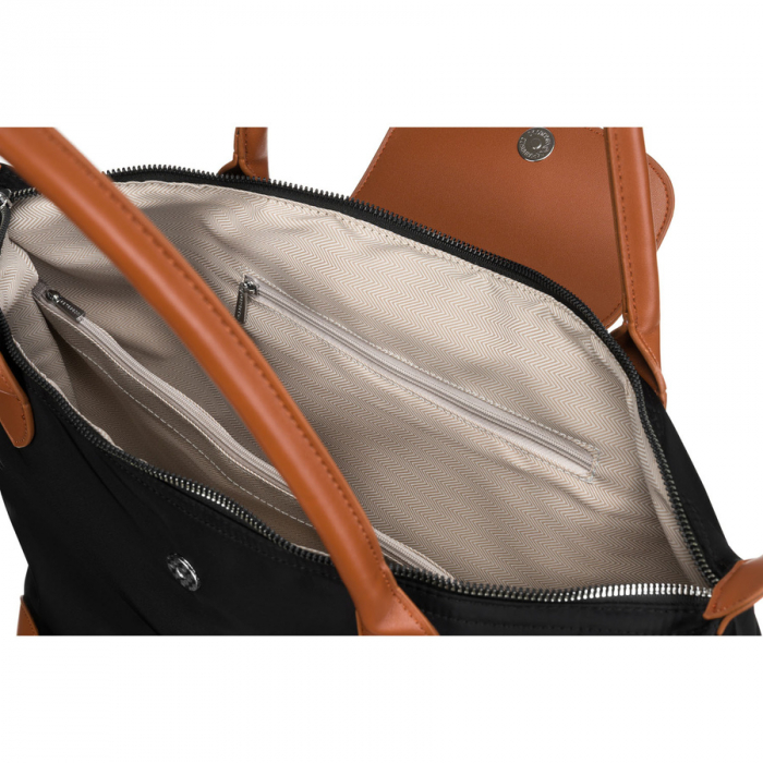 Geantă clasică de damă, de culoare neagră - Peterson PTR-PTN CSM-16-8038 BL [6]