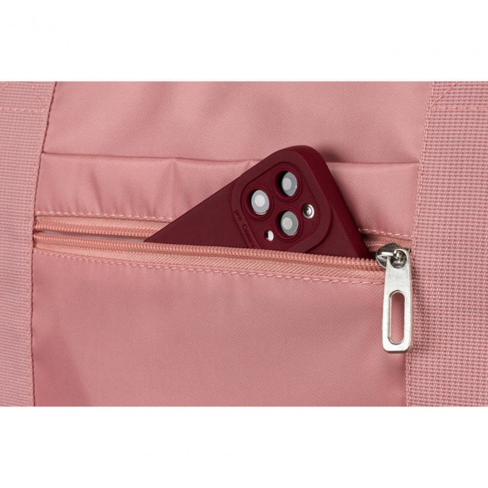 Geantă de voiaj roz din poliester cu buzunare exterioare - Peterson PTR-PTN 23032-8298 PINK [8]