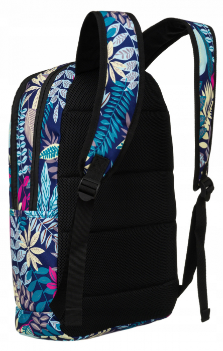 Rucsac clasic de damă din poliester cu model de plante - Rovicky PTR-R-PST-9251 01 [4]