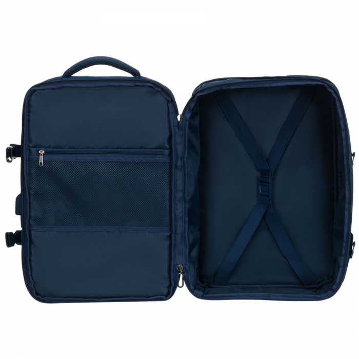Rucsac de călătorie bleumarin cu port USB - Peterson PTR-PTN 24421-5098 NAVY [17]