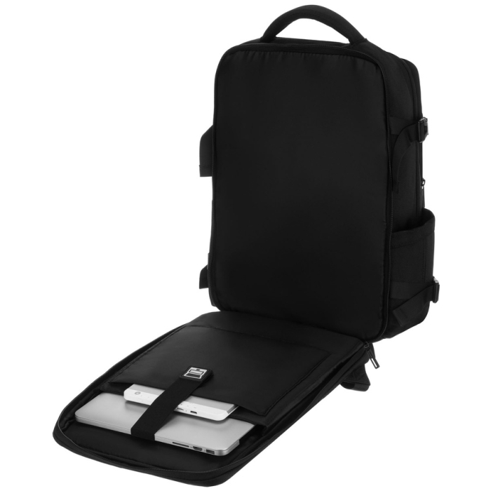 Rucsac de călătorie negru din poliester cu spațiu pentru laptop - Peterson PTR-PTN HY241-6867 BLACK [14]