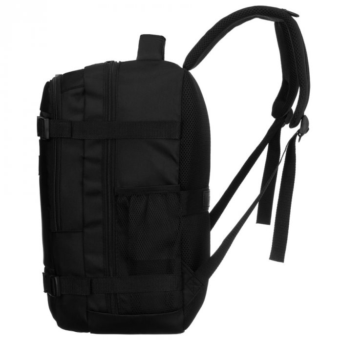 Rucsac de călătorie negru din poliester, perfect pentru bagajul de mână - Peterson PTR-PTN BIELIK-6491 BLAC [4]