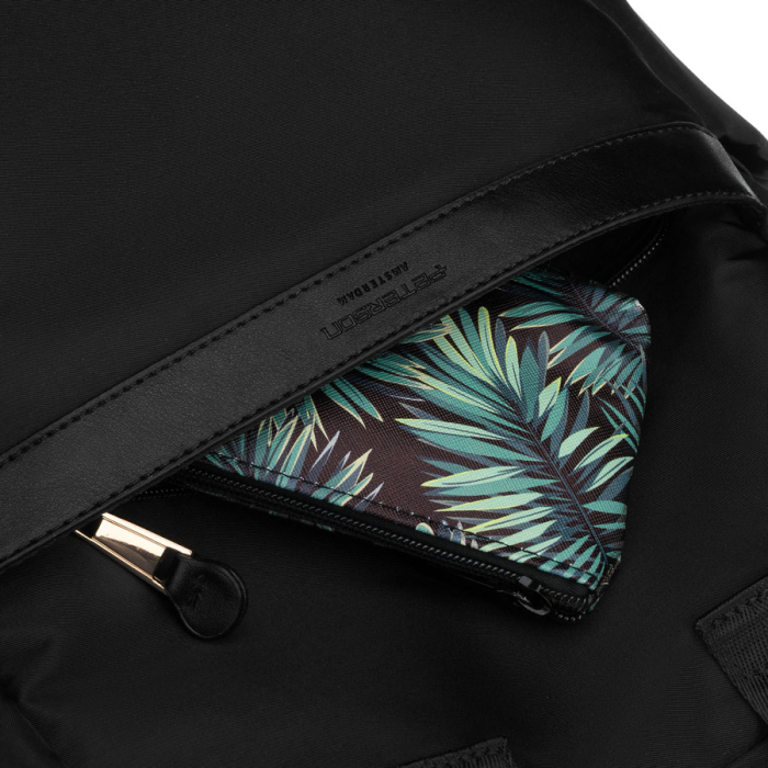 Rucsac de damă negru din nylon cu bretele reglabile - Peterson PTR-PTN JN-08-9980 BLACK [17]