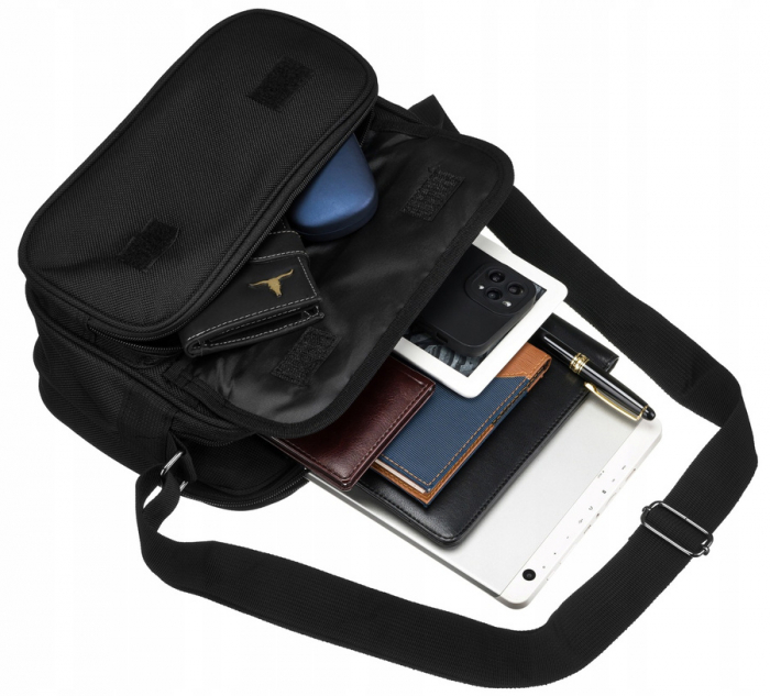 Geanta messenger urbana pentru barbati din poliester - Peterson PTR-PTN 6510-5703 BL [9]