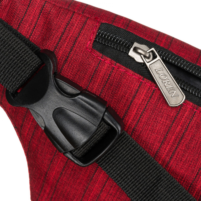 Geantă sport compactă din poliester roșu PTR-WB-N-1B-RED [5]