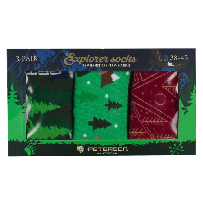 Set de șosete bărbătești cu modele outdoor în mărimile 38-44 - Peterson PTR-PTN SML-S3W-EX-38-44 [7]