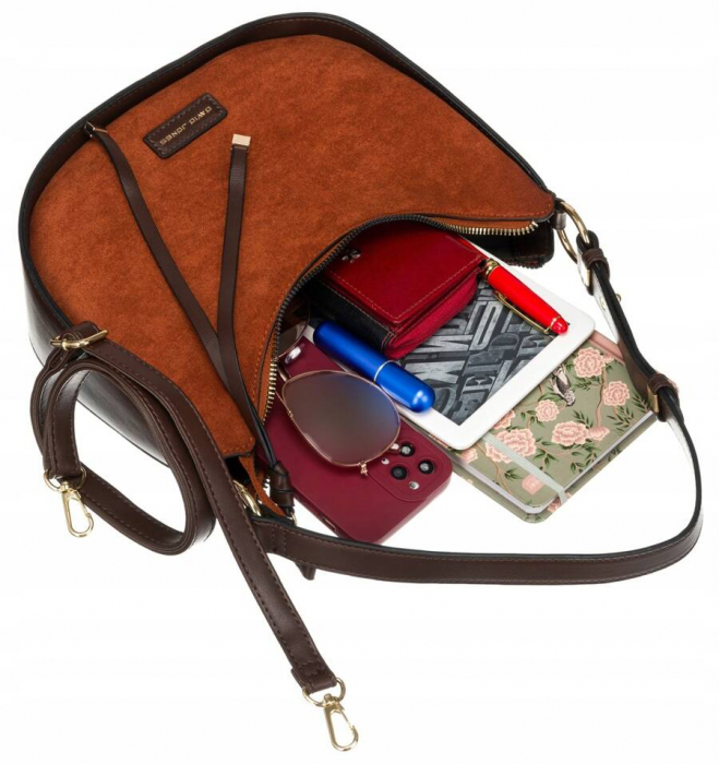 Geanta de dama eleganta din piele ecologica - David Jones PTR-CM6542 COG [8]