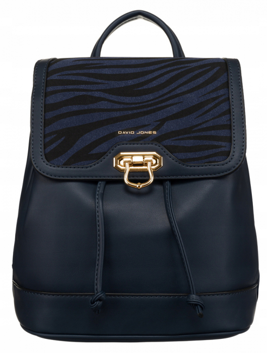 Rucsac urban de dama cu clips din piele ecologica - David Jones PTR-6865-3 NA [2]