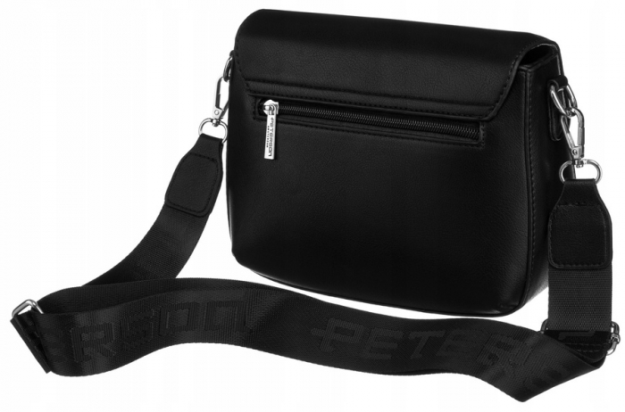 Geantă de damă din piele ecologică cu o curea largă - Peterson PTN 6455-9900 BL [4]