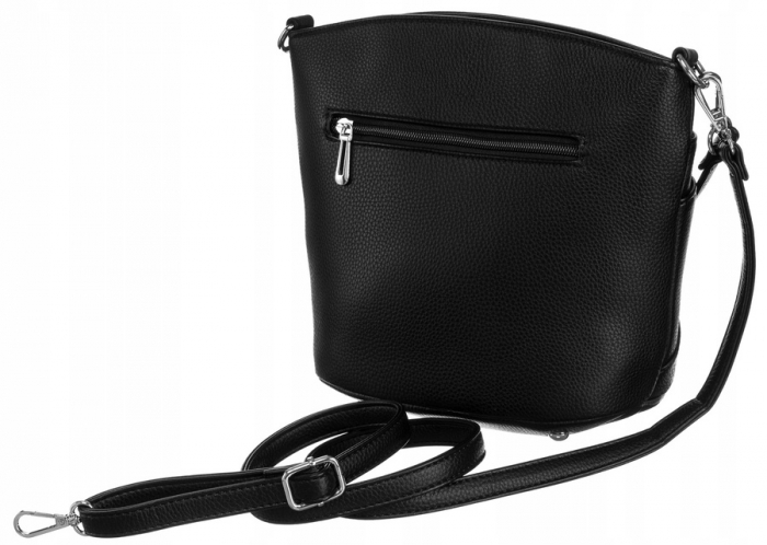 Geanta de dama cu bareta si maner detasabil - David Jones PTR-F6938 NOIR [3]