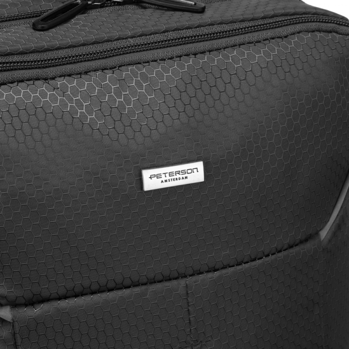 Rucsac de călătorie gri din poliester cu bretele reglabile - Peterson PTR-PTN BOCIAN-6415 D.GR [8]