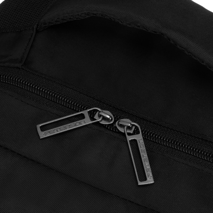 Rucsac de călătorie negru din poliester, perfect pentru bagajul de mână - Peterson PTR-PTN BIELIK-6491 BLAC [11]