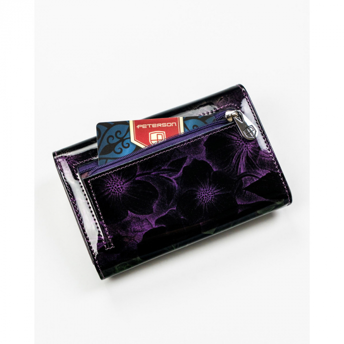 Portofel dama din piele naturala Peterson PTR-PTN PS112-FDS PURPLE [6]