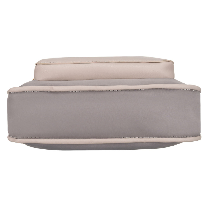Geantă de damă gri urbană, din nailon și piele ecologică - Peterson PTR-PTN JN-16-0382 GRAY [18]