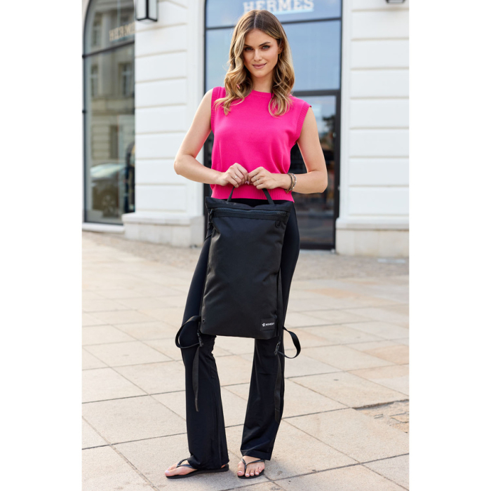 Rucsac-geantă spațios din material sintetic de culoare neagră - Rovicky PTR-R-735-9350 black [3]