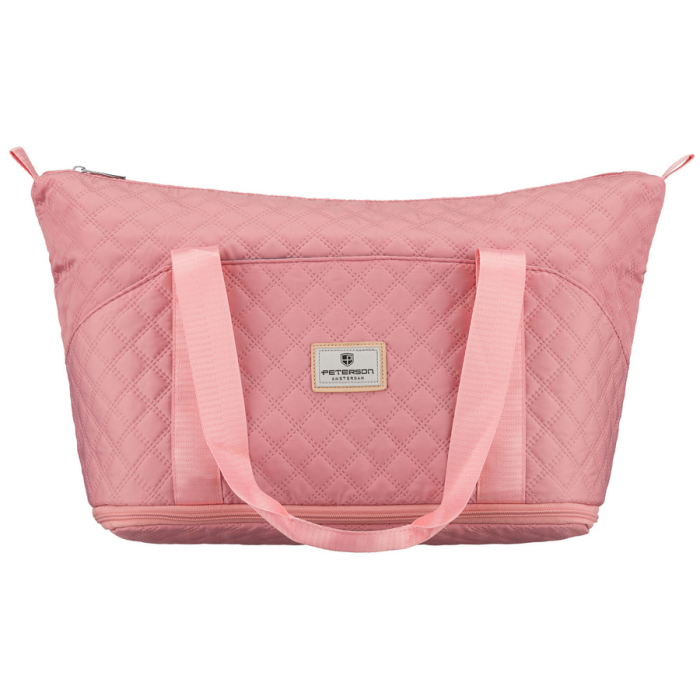 Geantă de antrenament din poliester roz, cu mânere confortabile - Peterson PTR-PTN PIK-02-8595 PINK [7]