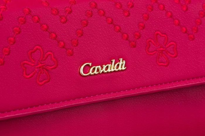 Poșetă-portofel elegant cu curea lungă - 4U Cavaldi PTR-M-13-1286 MAGENTA [4]