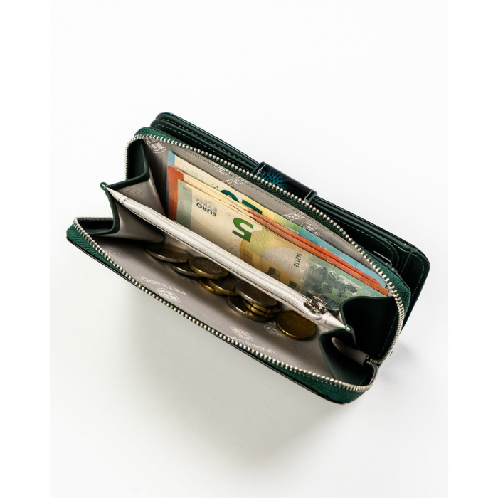 Portofel dama din piele naturala Peterson PTR-PTN PS116-FDS GREEN [9]