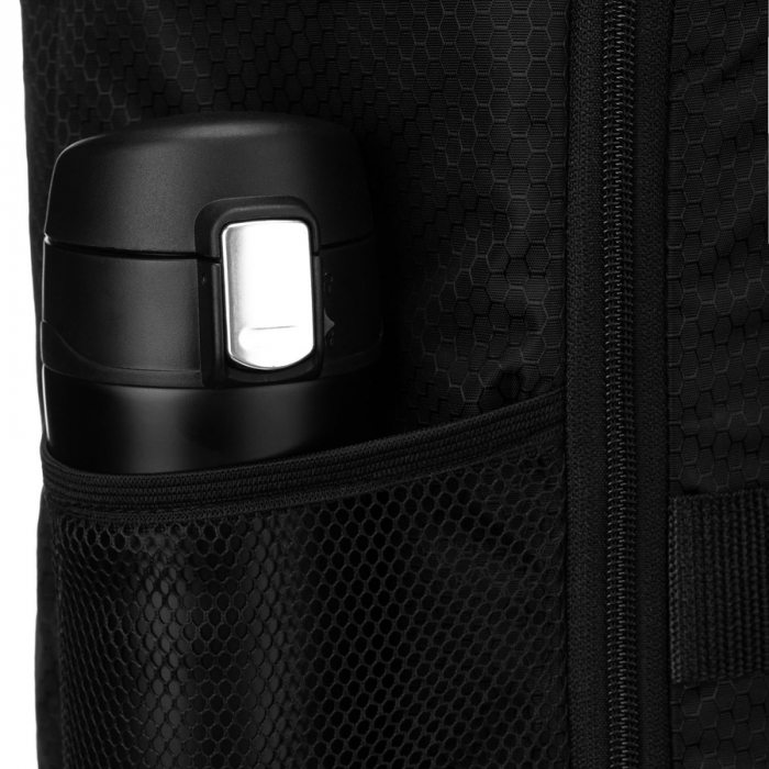Rucsac de călătorie negru din poliester, perfect pentru bagajul de mână - Peterson PTR-PTN BOCIAN-6408 BLAC [13]