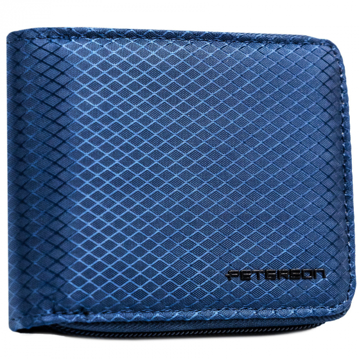 Portofel din piele pentru barbati Peterson PTR-PTN EH-01Z NAVY [2]