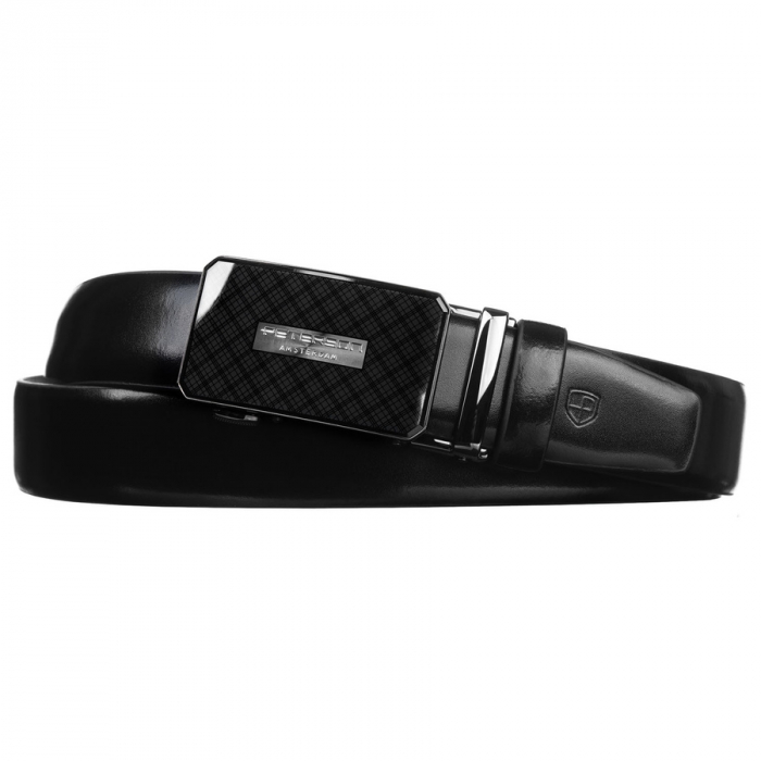 Curea din piele naturala pentru barbati Peterson PTR-PTN A015 BLACK [2]