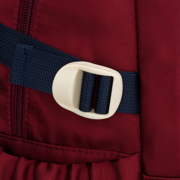 Rucsac școlar din poliester bordo cu , curele laterale - Peterson PTR-PTN 8594-1402 BORDO [13]