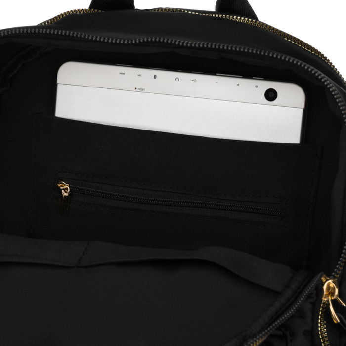 Rucsac urban pentru femei, din poliester negru, cu bretele reglabile - Peterson PTR-PTN JN-11-0146 BLACK [11]