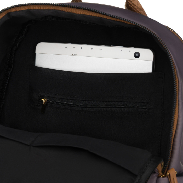 Rucsac gri, urban, pentru femei, din poliester, cu fermoare - Peterson PTR-PTN JN-11-0184 GRAY [17]