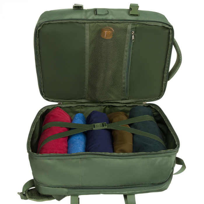 Rucsac de călătorie verde cu spațiu pentru laptop și port USB - Peterson PTR-PTN 24421-5111 GREEN [17]