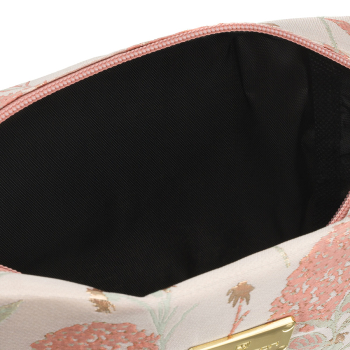 Geantă cosmetică roz din poliester cu un compartiment și model floral - Peterson PTR-PTN KOS-DA-13-3422 P [6]