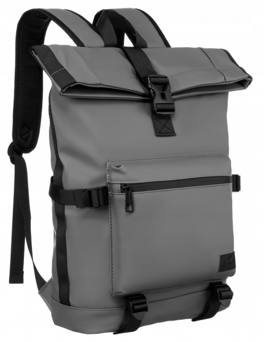 Rucsac spațios de oraș gri din poliester - Peterson PTR-PTN NAIROBI-9121 GRA [1]