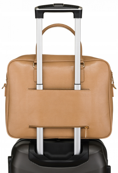 Geanta business din piele ecologica cu model care imita pielea de sarpe - Peterson PTR-PTN 1294-9671 BE [5]