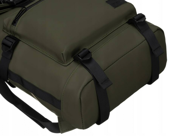 Rucsac sport spațios, impermeabil, verde, cu buzunar exterior - Peterson PTR-PTN NAIROBI-9138 OLI [12]