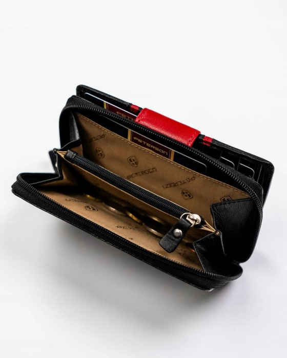 Portofel dama din piele naturala Peterson PTR-PTN KA-28-9672 BL [8]