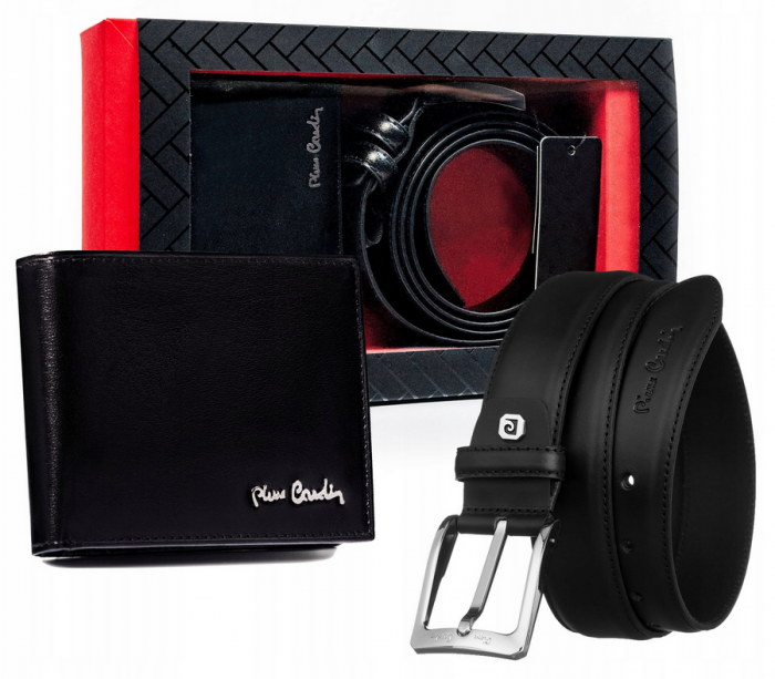 Set cadou barbati portofel si curea din piele naturala Pierre Cardin PTR-ZM-PC30 [13]