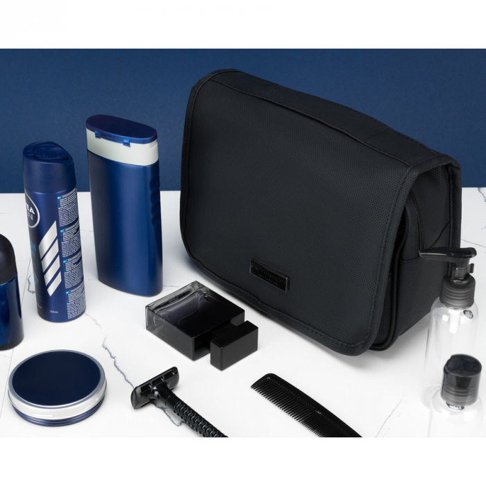 Geantă neagră pentru cosmetice de călătorie cu maner - Peterson PTR-PTN KOS-H-02-6820 BL [7]