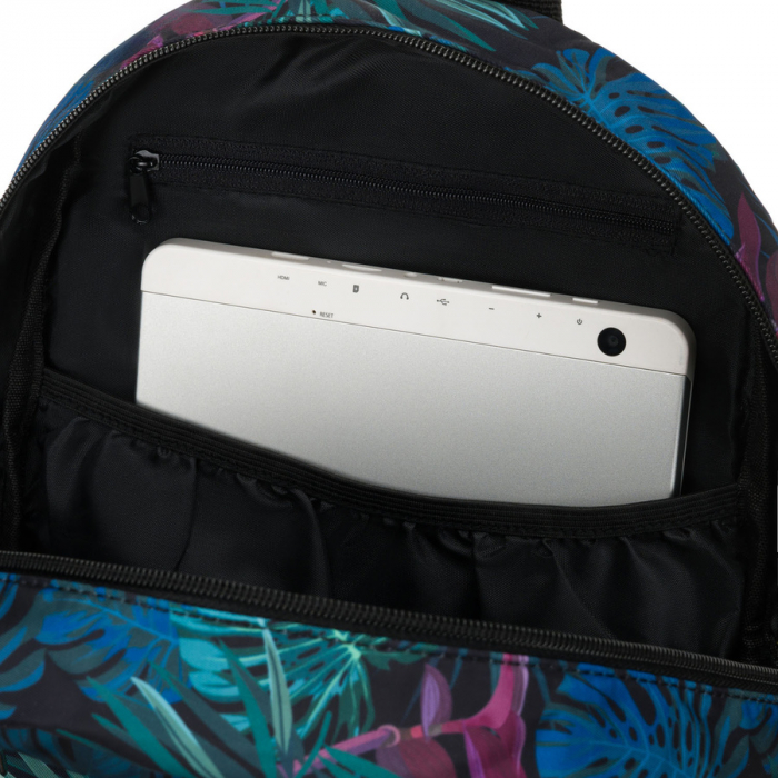 Rucsac de damă din poliester multicolor cu un model frumos cu frunze - Rovicky PTR-R-PL15601-8978 17 [5]