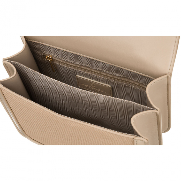 Geantă de damă bej cu închidere magnetică - Peterson PTR-PTN DALIA BEIGE [5]