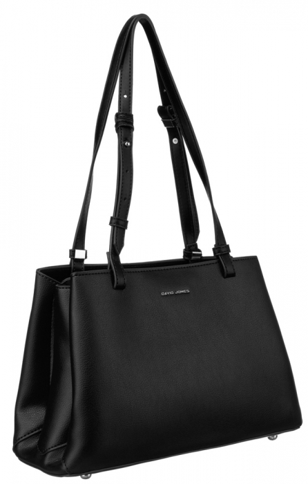 Geanta de dama clasica din piele ecologica - David Jones PTR-CM6533 BL [1]