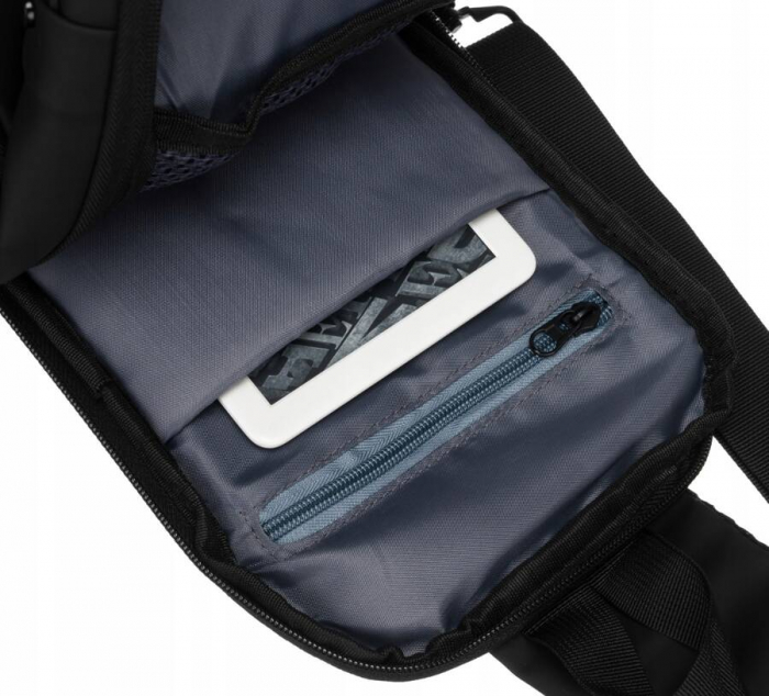 Rucsac de umar solid cu port USB - Peterson PTR-PTN 88040-7134 BL [7]