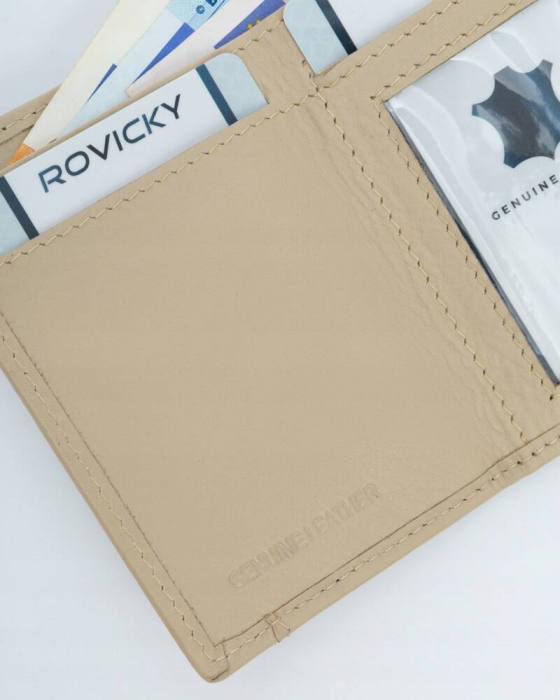 Portofel dama din piele naturala Rovicky PTR-R-18-LFN-3111 BE [8]