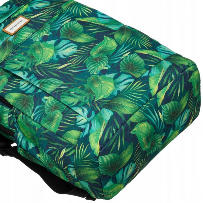 Rucsac clasic de damă din poliester cu model de plante - Rovicky PTR-R-PST-9275 03 [9]
