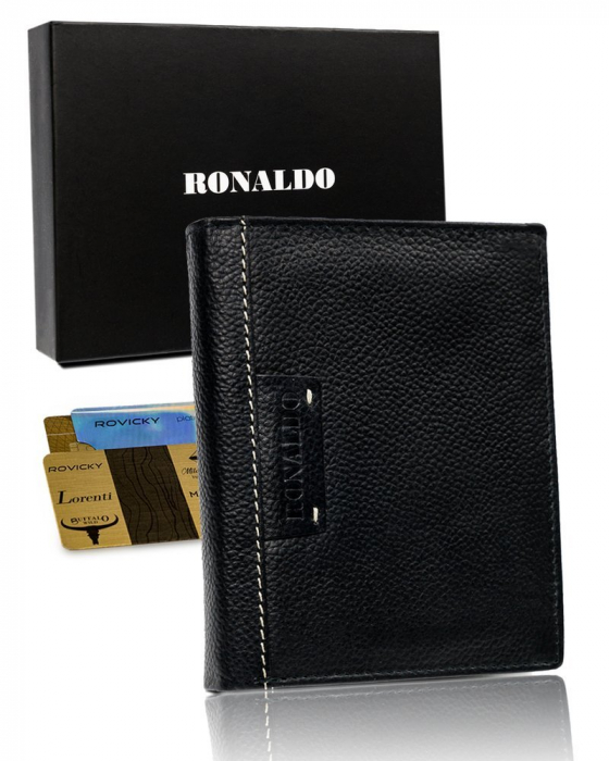Portofel barbati din piele naturala Ronaldo PTR-N4-TP-RON [2]