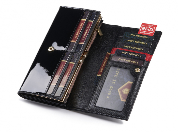 Portofel dama din piele naturala Peterson PTR-PTN BC-467 [8]